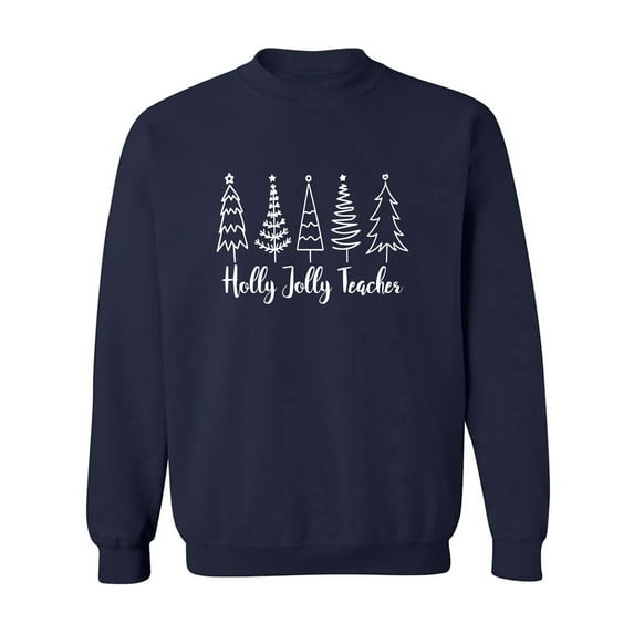 Holly Jolly Teacher Crewneck Sweatshirt