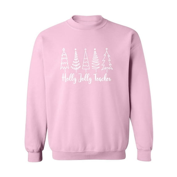 Holly Jolly Teacher Crewneck Sweatshirt