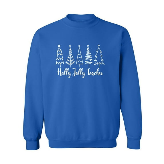 Holly Jolly Teacher Crewneck Sweatshirt