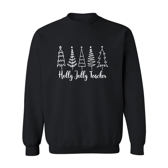 Holly Jolly Teacher Crewneck Sweatshirt