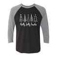 thumbnail image 1 of Holly Jolly Teacher Unisex 3/4 Sleeve Baseball Raglan Tee, 1 of 3