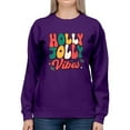 thumbnail image 1 of Holly Jolly Vibes - Christmas Cheer Women's Sweatshirt, 1 of 4