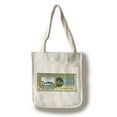 thumbnail image 1 of Holly Leaf Salmon Can Label (100% Cotton Tote Bag - Reusable), 1 of 1