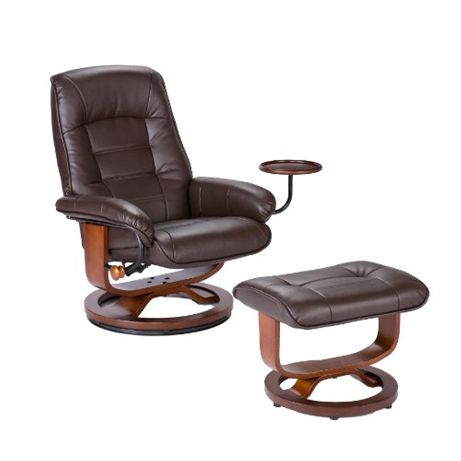 Southern Enterprises Recliner And Ottoman - Thumbnail 4