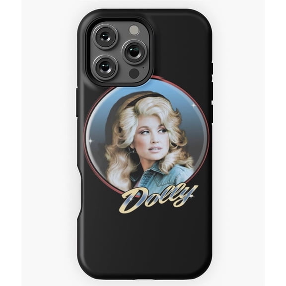 Holly Parton Western Style Country Vibe Phone Case for iPhone 11 12 13 14 15 16 17 Pro Max