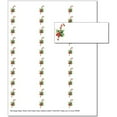 thumbnail image 1 of Holly With Candy Canes Address Labels - 1in. x 2 5/8in. - Pack of 150 Labels- blank labels (not personalized) (oalx28), 1 of 1