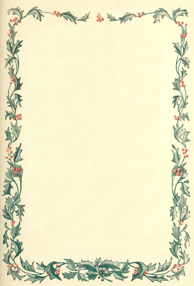 Holly frame Canvas Art - Unknown (18 x 24)
