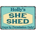 thumbnail image 1 of Holly's SHE SHED Metal Sign Wall Decor Gift 8x12 208120039189, 1 of 1