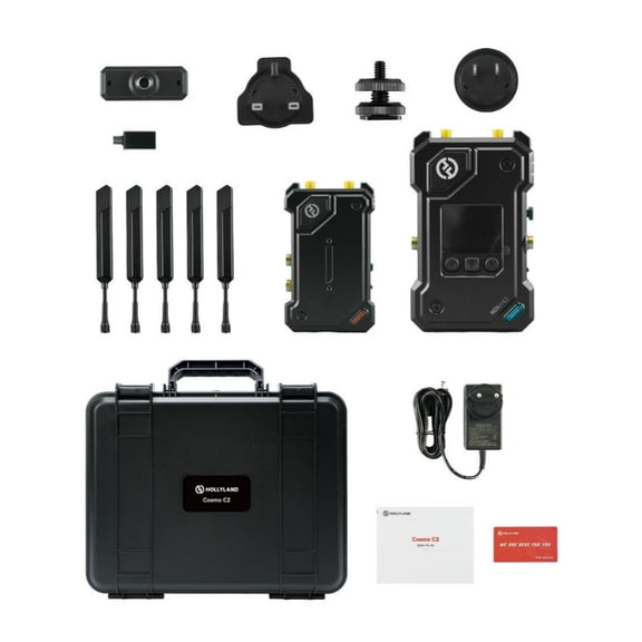 Hollyland Cosmo C2 Wireless Video Transmission System Kit with Seamless Frequency Hopping (1 Transmitter, 1 Receiver)