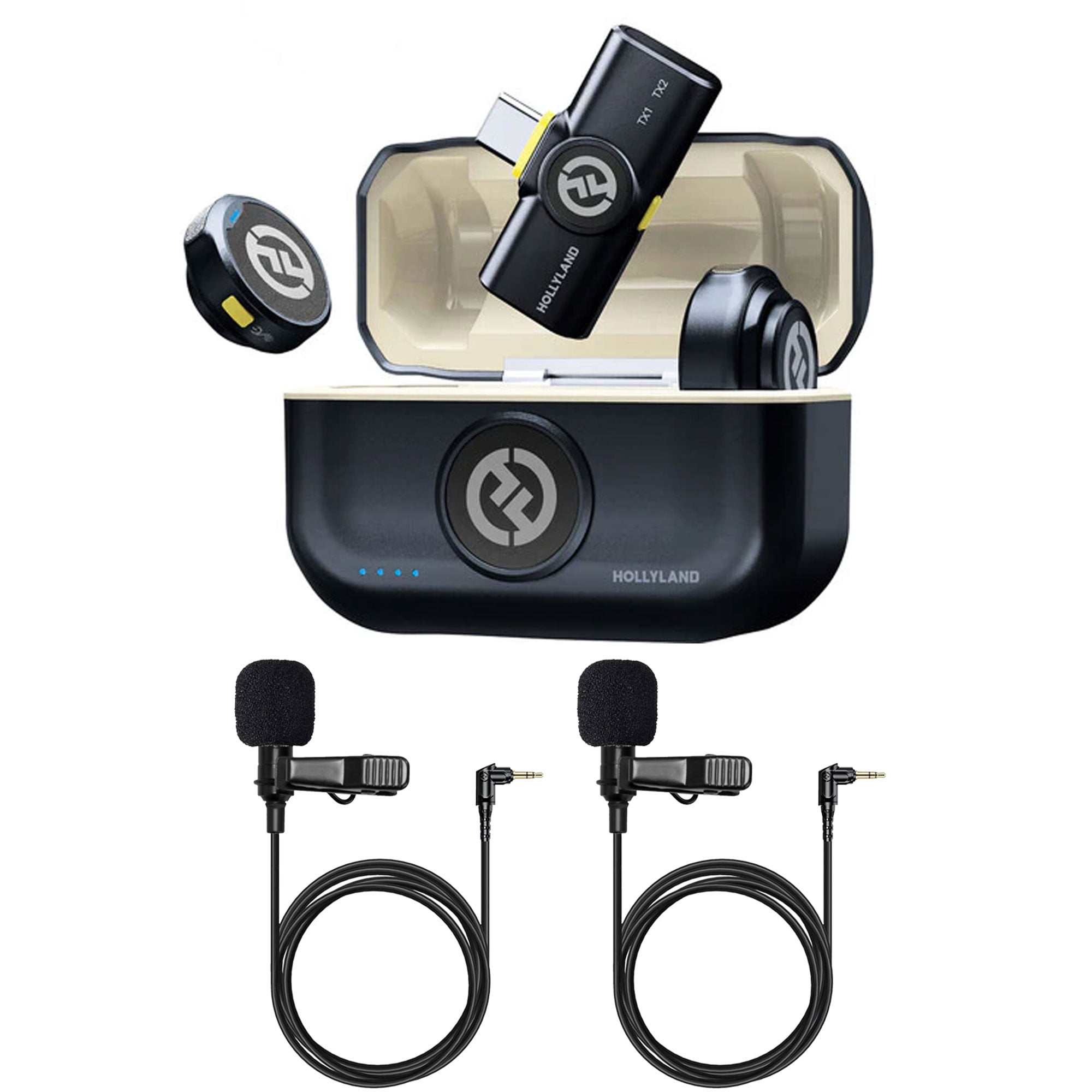 トランシーバー Hollyland Lark M2 LARK M2 Wireless Microphone - An Ultra-lightweight Plug-and