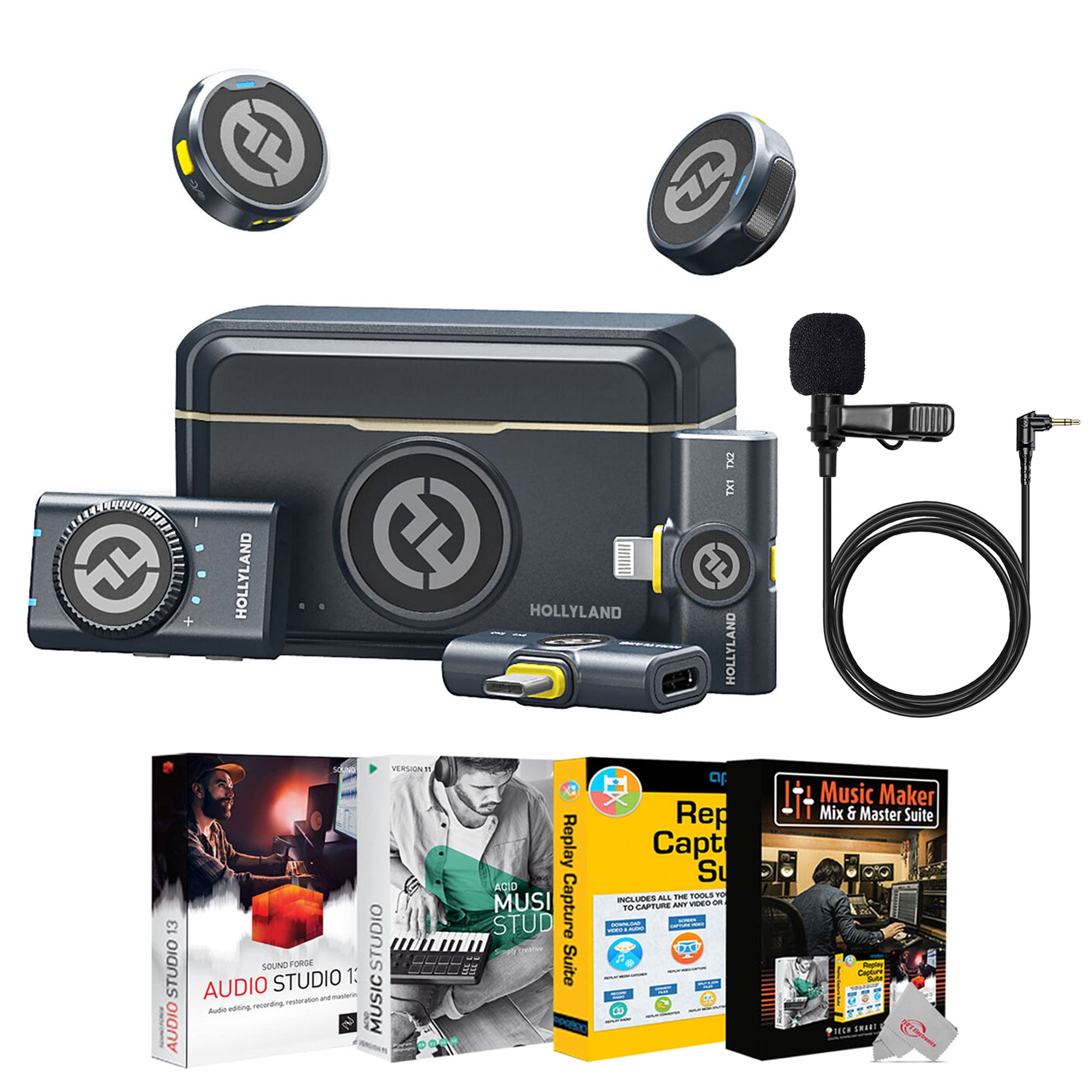 【ほぼ新品】Hollyland LARK M2 Combo Amazon.com: Hollyland Lark M2 Wireless Microphone for iPhone