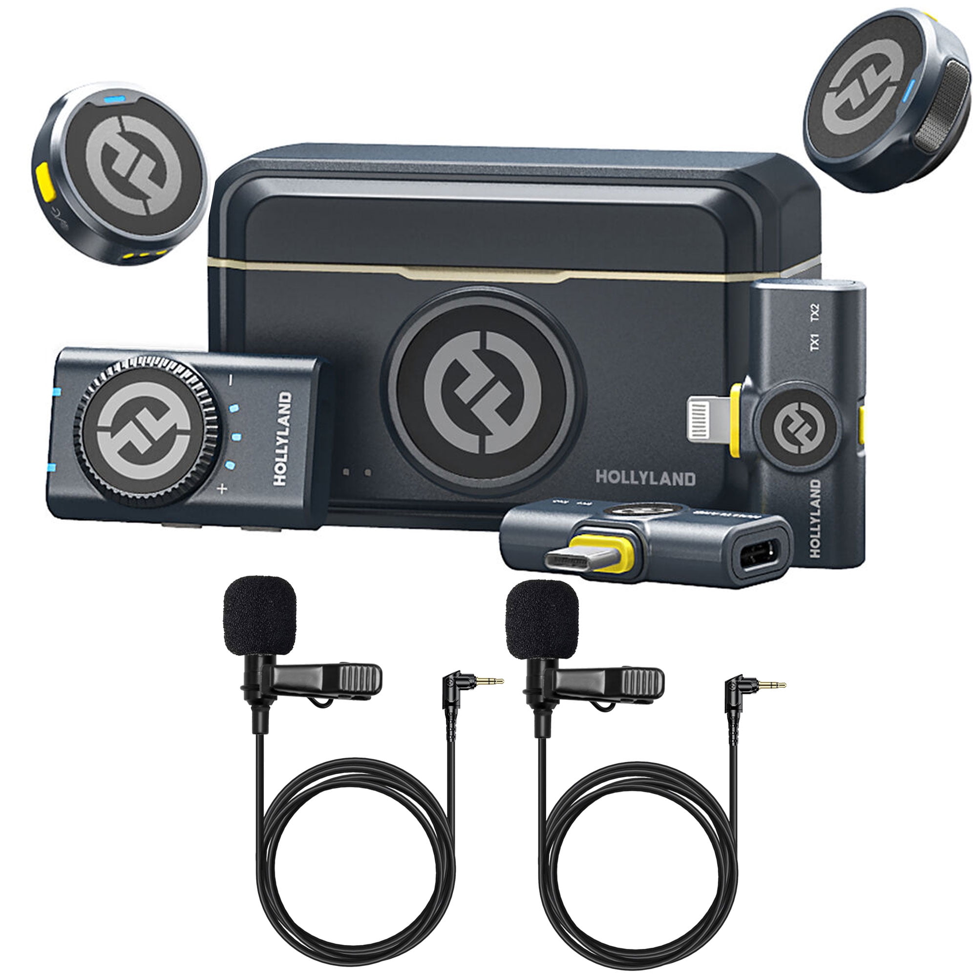 【✨ほぼ新品✨】Hollyland Lark M2 Combo HOLLYLAND LARK M2 COMBO WIRELESS MICROPHONE SYSTEM (CHARCOAL