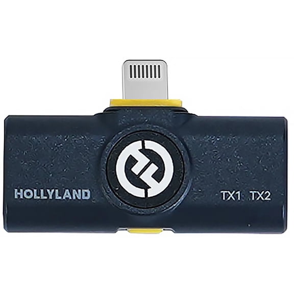Hollyland LARK M2 Lightning Plug Microphone Receiver, Shine Charcoal