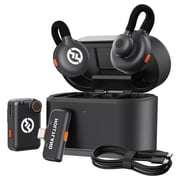 Hollyland Lark M2S Combo Wireless Microphone System and Up To 30 Hours of Battery Life 2.4 GHz, Space Gray
