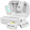 thumbnail image 1 of Hollyland Lark A1 Mini Microphone for iPhone & Android,48kHz/24-bit,3-Level Intelligent Noise Cancel,Wireless Microphones for YouTube,Podcast,Tiktok and Vlog (2TX + 2RX + Charging Case,White), 1 of 7