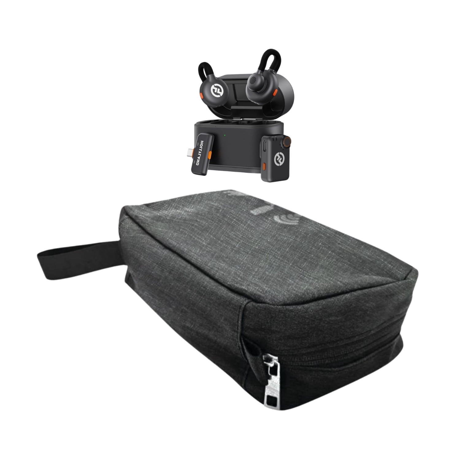 Hollyland Lark M2S Mini Wireless Combo Microphone System Bundle