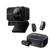 Hollyland Lyra UHD 4K Webcam Streaming with Ultra-Voice Bundle with LARK A1 Wireless Microphone Black