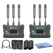 Hollyland Pyro S 4K HDMI SDI Wireless Video Transmission System, 1300 ft Range, 50ms Latency Bundle