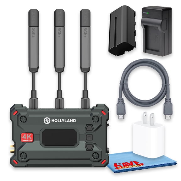 Hollyland Pyro S 4K Wireless Video Transmitter with HDMI, SDI and Streaming Support (Bundle)