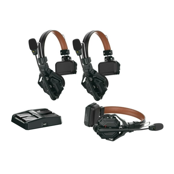 Hollyland Solidcom C1 Pro Full-Duplex ENC Wireless Intercom System with 3x Headsets