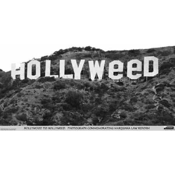 Hollyweed Laminated Poster - 36.5" x 24.5"