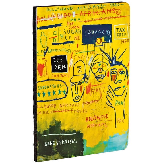 Hollywood Africans by Jean-Michel Basquiat A5 Notebook : Our A5 Size Standard Paperback Notebook (Hardcover)