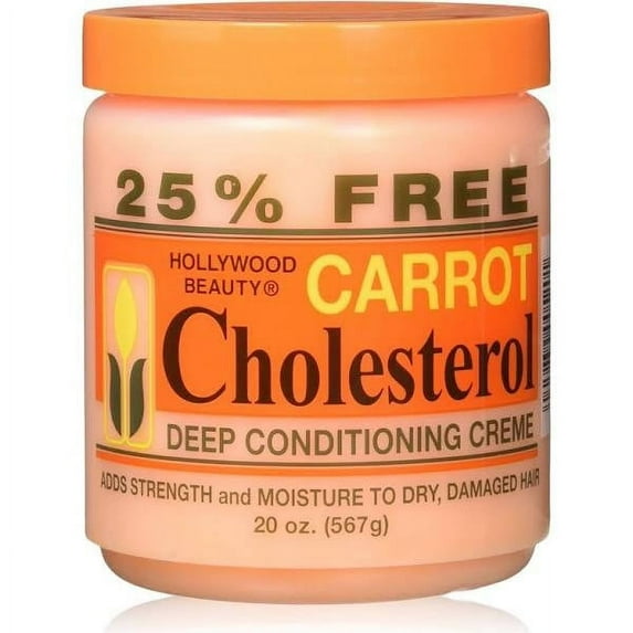 Hollywood Beauty Carrot Cholesterol Deep Conditioning Creme 20 Oz,Pack of 24