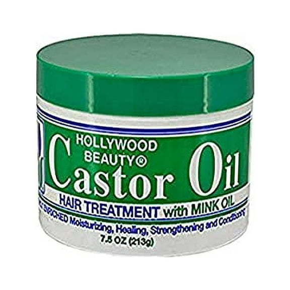 Hollywood Beauty Castor Oil Hair Treatment with Mink Oil, 7.5 Ounce