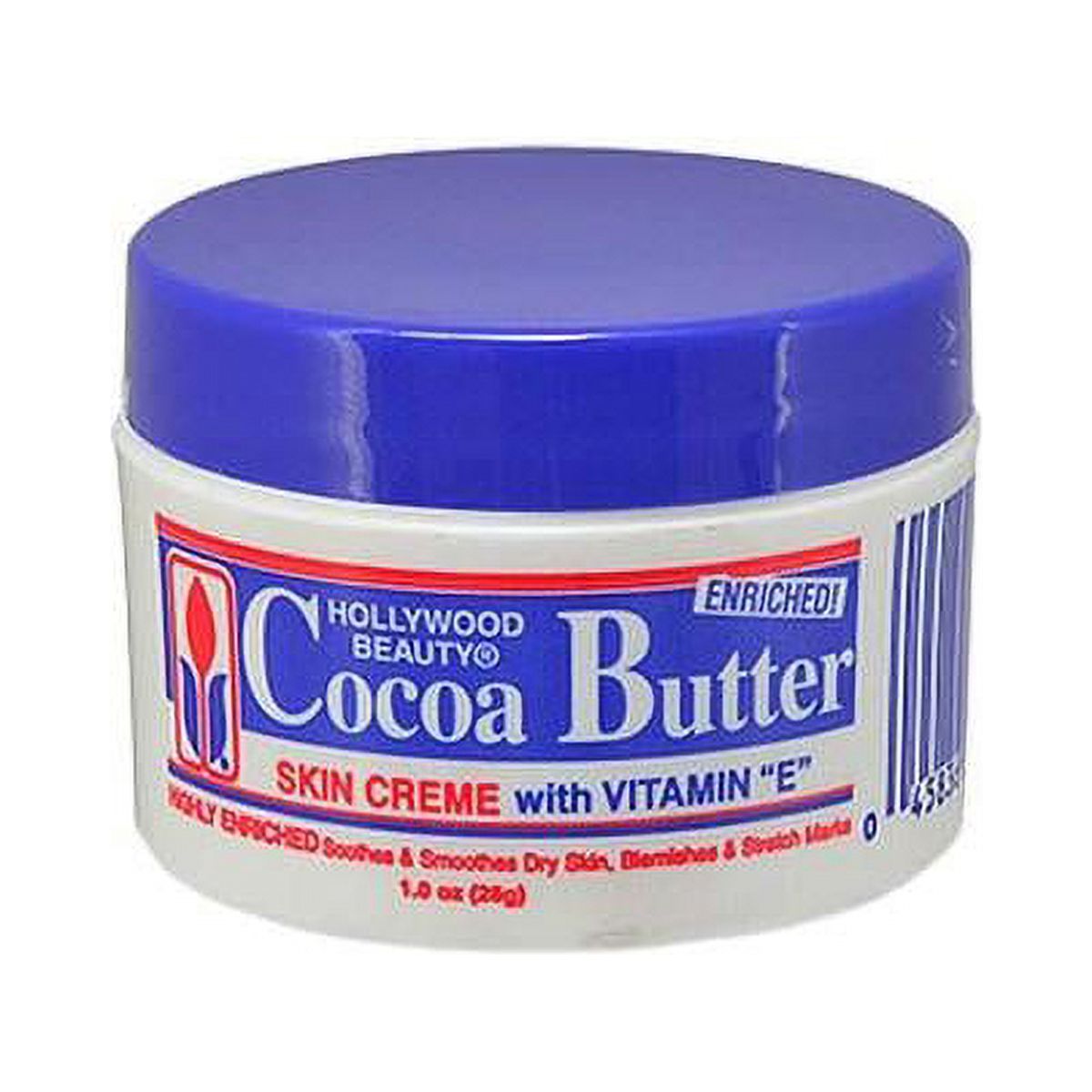 Hollywood Beauty Cocoa Butter Skin Creme 1 Oz.