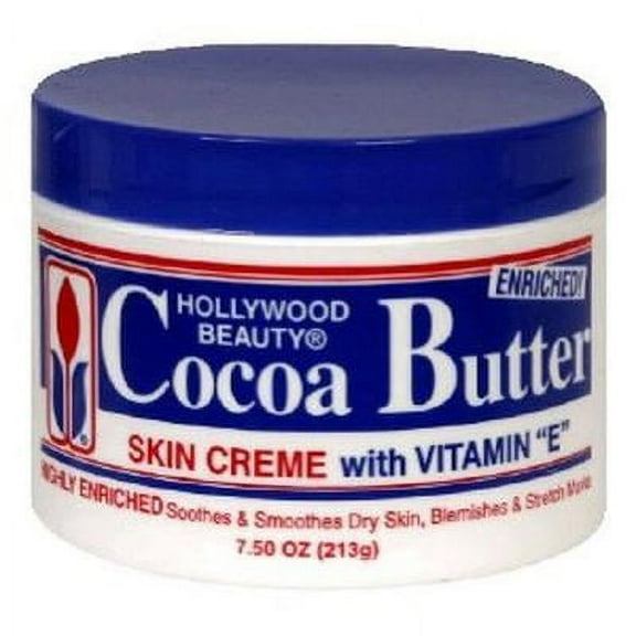 Hollywood Beauty Cocoa Butter Skin Creme 7.50 oz (Pack of 4)