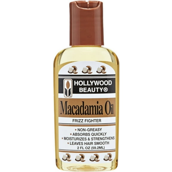 Hollywood Beauty Macadamia Oil, 2 oz