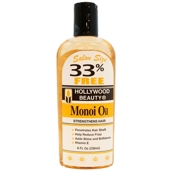 Hollywood Beauty Monoi Hair Oil 8 Oz.