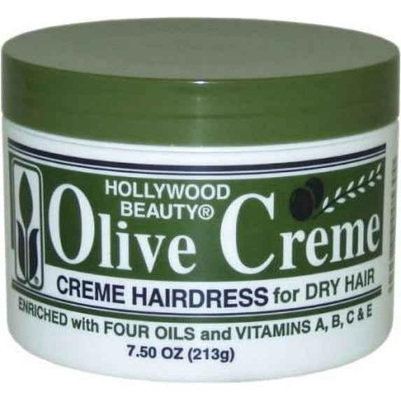 Hollywood Beauty Olive Cholesterol & Olive Creme, 7.5 oz (Pack of 6)