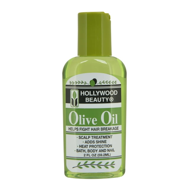 Hollywood Beauty Olive Oil for Hair, Scalp, and Skin, 2 fl oz , All