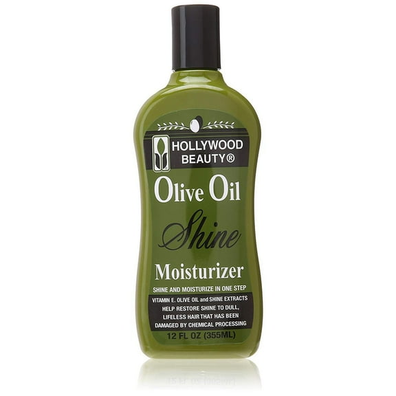 Hollywood Beauty Olive Oil Shine Moisturizer, 12 Oz., Pack of 3