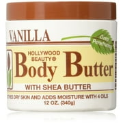 Hollywood Beauty Organic Body Butter With Shea Butter And Vitamin E 12 Oz