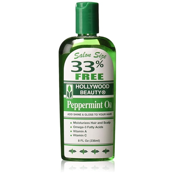 Hollywood Beauty Peppermint Oil, 8 Oz, 2 Pack