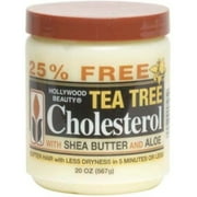 Hollywood Beauty Tea Tree Cholesterol With Shea Butter & Aloe, 20 oz