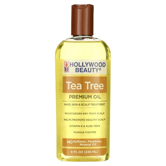 Hollywood Beauty Tea Tree Oil Hair and Skin Oil, 8 fl oz
