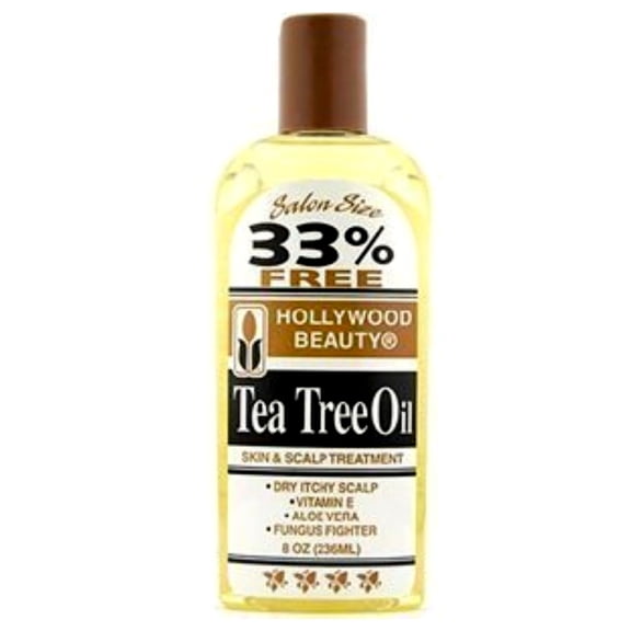 Hollywood Beauty Tea Tree Oil Skin & Scalp Treatment, 8 oz - (Pack of 4)