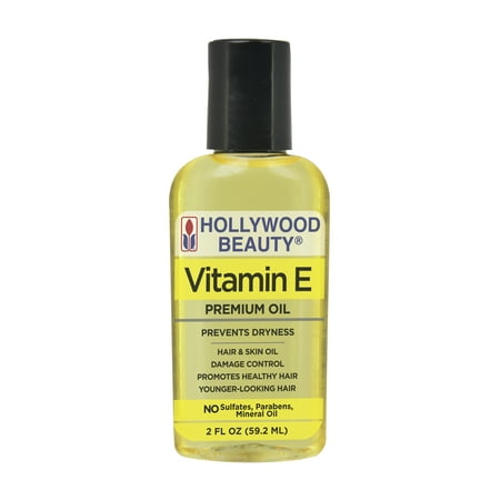 Hollywood Beauty Vitamin E Hair Oil, 2 fl. oz., Dry Hair, Unisex