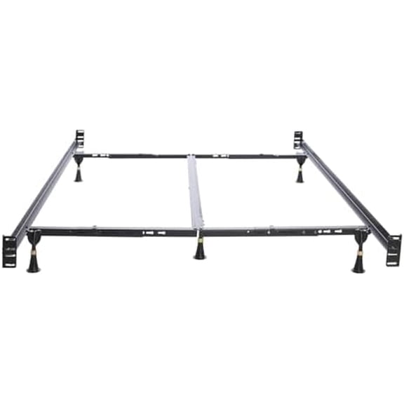 Hollywood Bed Frames Bed Frame with Headboard/Footboard Attachment/6 Legs and Adjustable Glides, Queen/Eastern King$$Home Decor, Kitchen, & Other