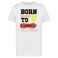 thumbnail image 1 of Hollywood Born To Skate T-Shirt Men -Image by Shutterstock, Male 3X-Large, 1 of 2