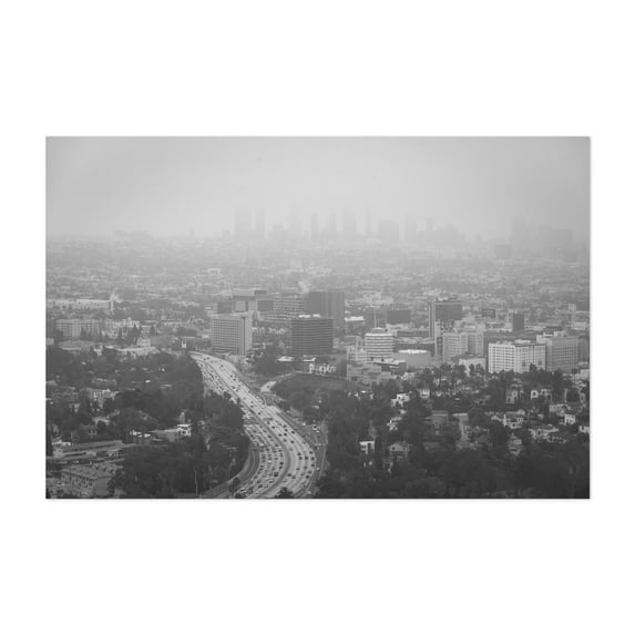 Hollywood Bowl Overlook 02 - Los Angeles California Photography Unframed Wall Art Print 8 x 12 inches