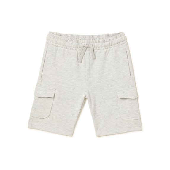Hollywood Boys' French Terry Pull-On Cargo Shorts, Sizes 4-18