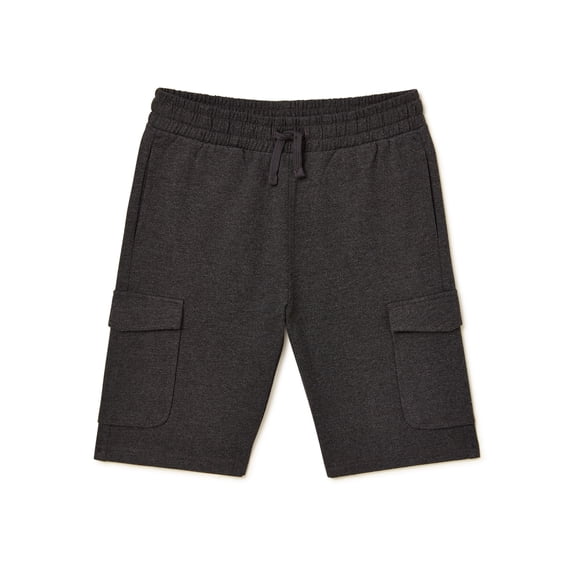 Hollywood Boys' French Terry Pull-On Cargo Shorts, Sizes 4-18
