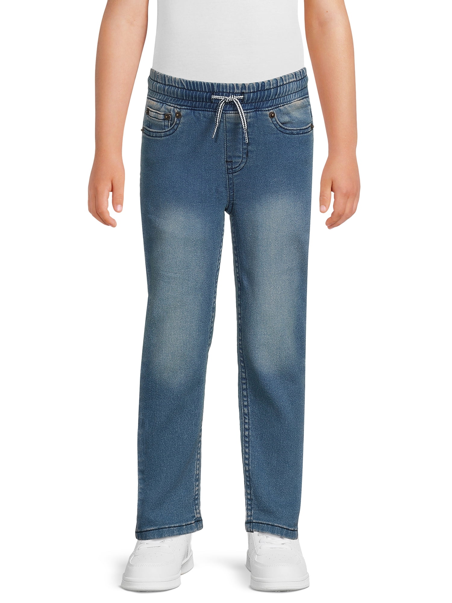 Hollywood Boys Slim Fit Knit Denim Jeans, Sizes 4-18