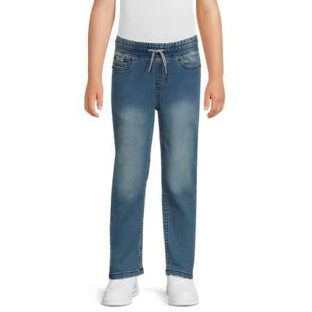 Hollywood Boys Slim Fit Knit Denim Jeans, Sizes 4-18
