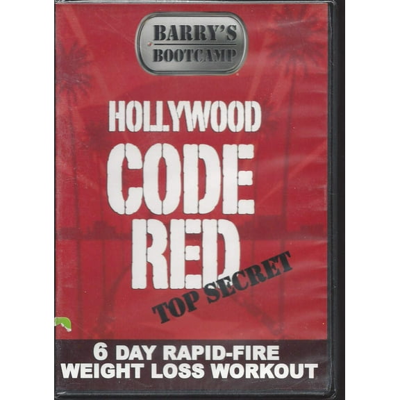 Hollywood Code Red: 6 Day Rapid-Fire Weight Loss Workout (DVD, 2008) NEW