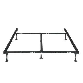 Lev-R-Lock - Bed Frame with Glides - Twin / Full / Queen / California King / Eastern King - 6 Leg with Center Support